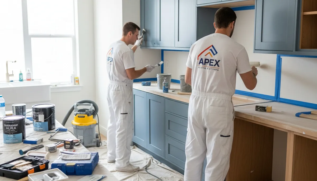 Cabinet painting in Colorado Springs, CO for a clean, durable kitchen update