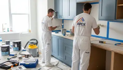 Cabinet painting in Colorado Springs, CO for a clean, durable kitchen update