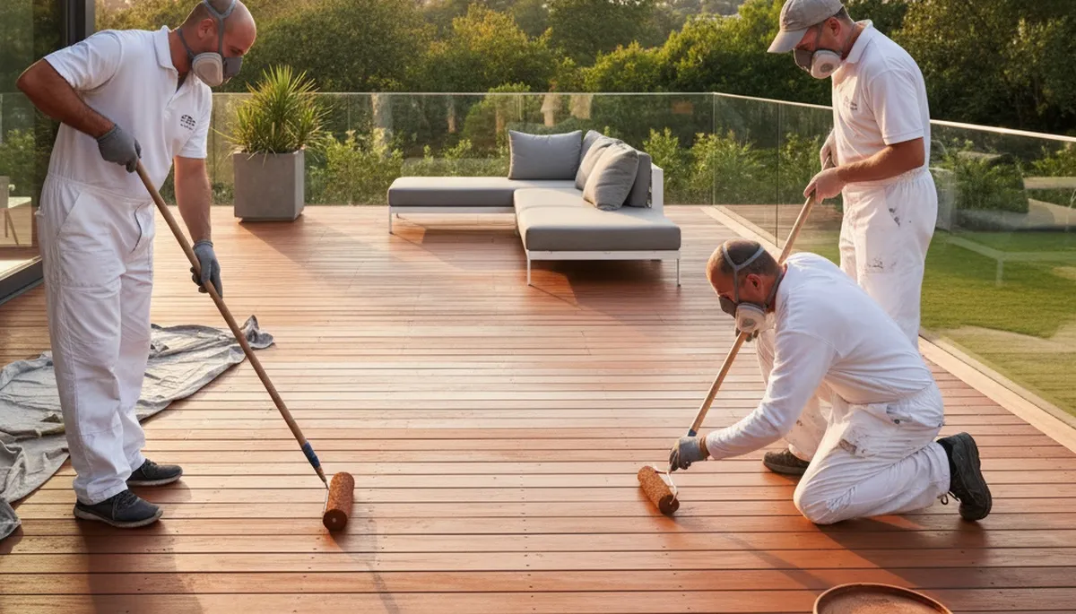 Deck painting service in Colorado Springs, CO to protect and refresh weathered wood decks