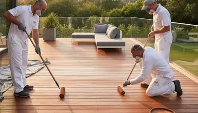 Deck painting service in Colorado Springs, CO to protect and refresh weathered wood decks