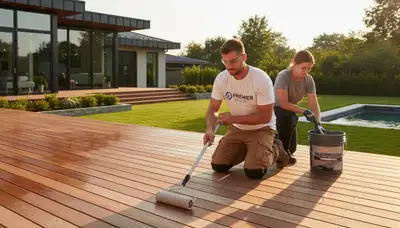 Professional deck sealing service in Colorado Springs, CO protects wood from sun, snow, and temperature shifts