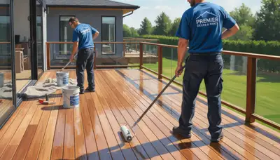 Deck sealing service in Colorado Springs, CO for long-lasting protection against sun and snow
