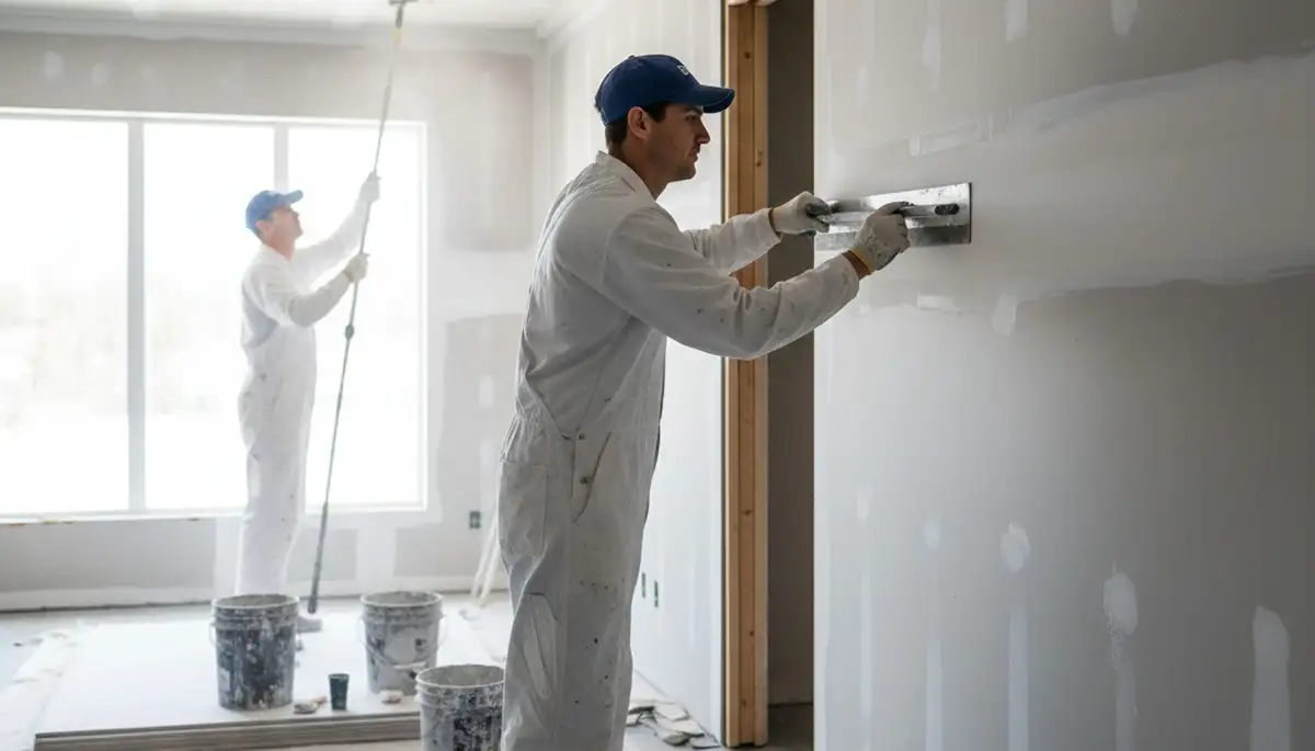 Colorado Springs drywall repair by Paint Pros for cracks, holes, and water damage, ready for painting