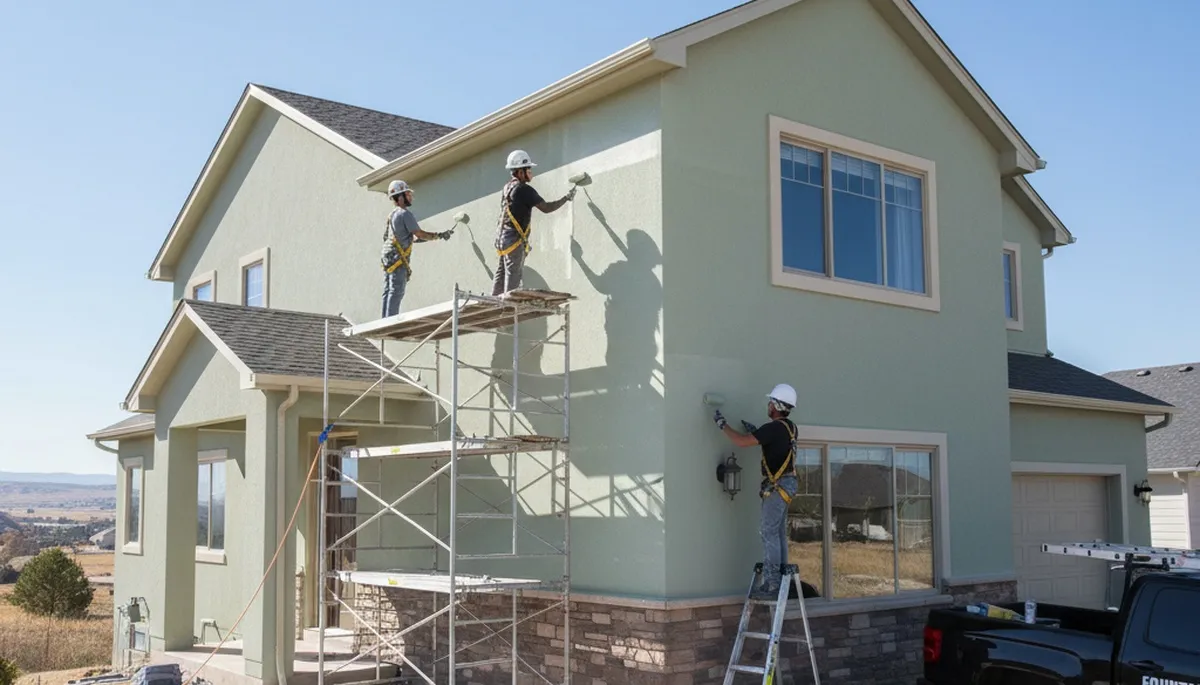 Painting contractor in Colorado Springs, CO providing residential house painting services