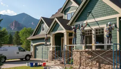 Painting contractor in Colorado Springs, CO serving residential exterior painting projects