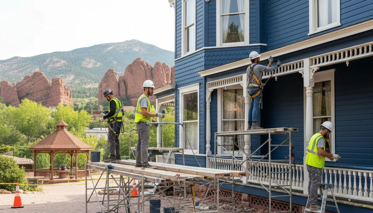Painting contractor in Colorado Springs, CO providing residential interior and exterior house painting services