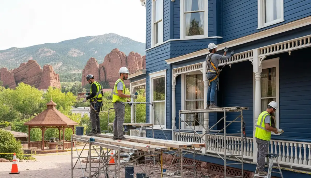 Painting contractor in Colorado Springs, CO providing residential interior and exterior house painting services