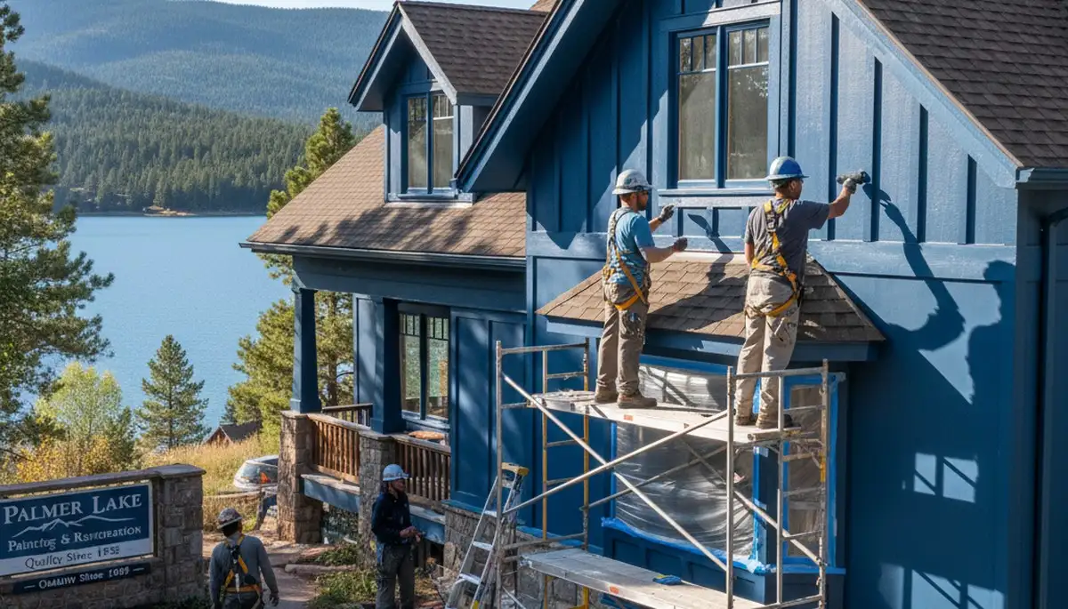 Painting crew providing house painting services in Colorado Springs, CO