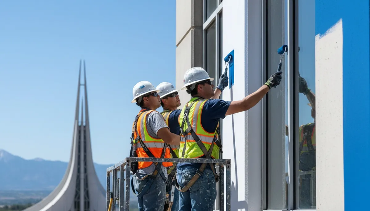 Colorado Springs, CO painting crew providing professional house painting services