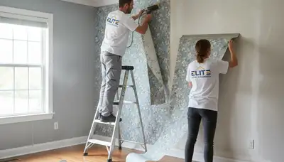 Wallpaper removal service in Colorado Springs, CO, preparing walls for painting