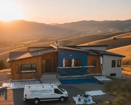 Exterior house painting services for Colorado Springs, CO foothills homes